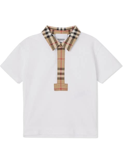 polo burberry niño